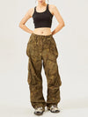 Twotwinstyle Hit Color Relaxed Spliced Denim