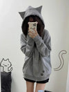 2000s Kitty Paw Print Sweatshirt