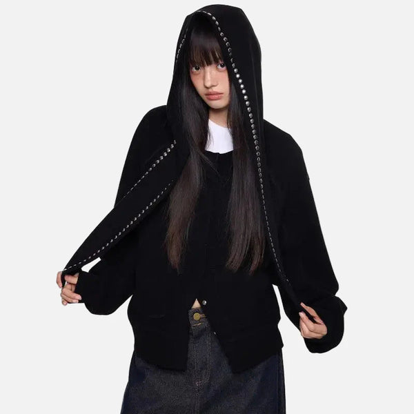 Bunny Stud Relaxed Winter Hood alternatif görünüm