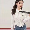 White Slim Turndown Day-to-Night Shirt