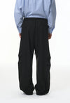 Wide Leg Keten Pantolon, stil görünüm — Navra Wear