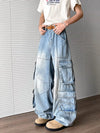 Raw Hem Realness Rinse Blue Relaxed Utility Denim