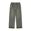 Plaid Faded Classic Denim
