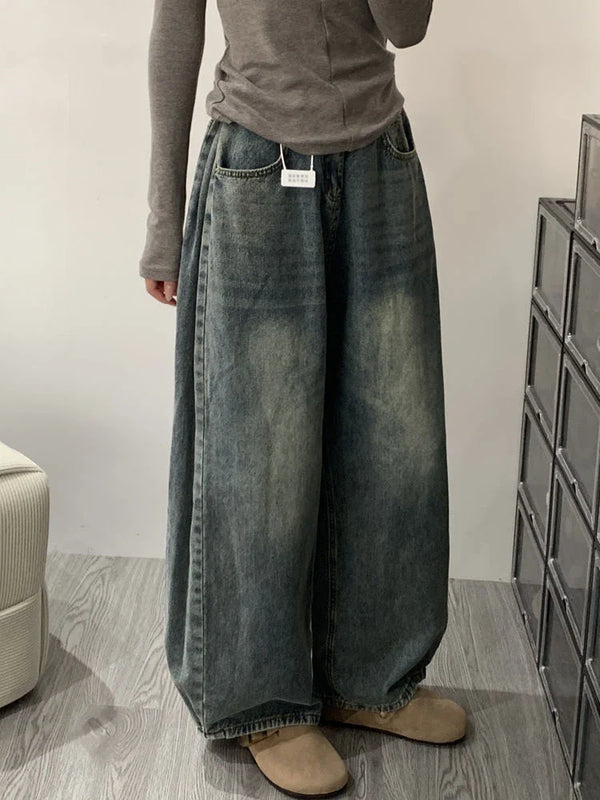 Classic Relaxed Bell Leg Denim alternatif görünüm
