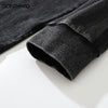 Kaplan Baskılı Oversize Uzun Kollu Tişört, yakın çekim — Navra Wear