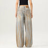 Modern Sleek Easy Cut Bell Leg Denim
