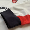 Plush Mesh Illustrated Collage-Cut Sport Long Sleeve T-Shirt