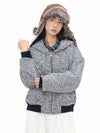 Silver Era Zip Up Hoodie