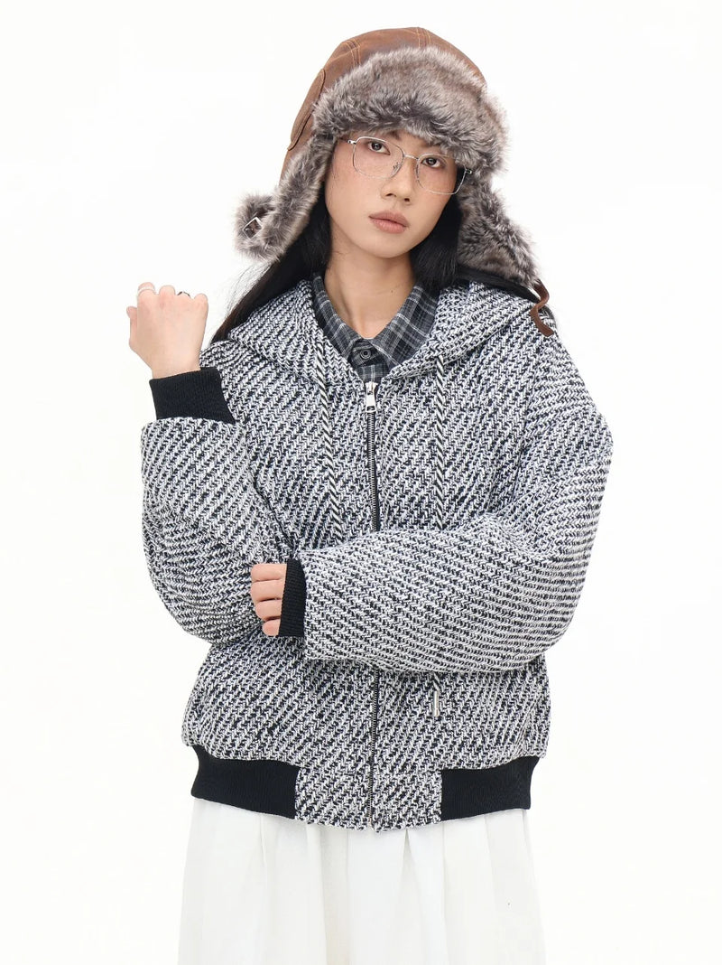 Silver Era Zip Up Hoodie