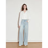 Chic Mid Waist Stonewashed Denim