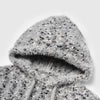 Yarn Heathered Knitwear Sweatshirt