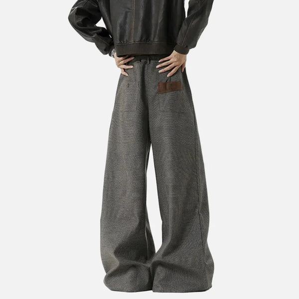 Seam Splice Suit Wide-Leg alternatif görünüm
