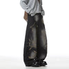 Durable Mosaic Raw Edge Denim