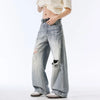 Versatile 2000s High-Rise Torn Relaxed Denim
