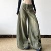 Western Classic Faded Split Denim