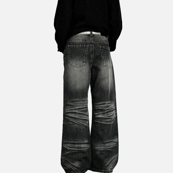 2000s Heritage Rinse Bell Leg Denim alternatif görünüm