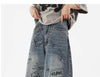 Kadın Y2K Yıkanmış Jean Şort, kombin görünüm — Navra Wear