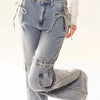 Women’s Bow Mosaic Relaxed Denim