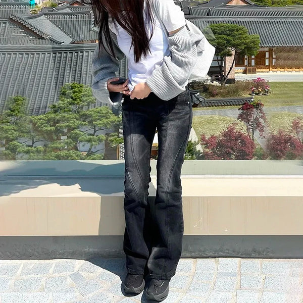 Heritage Faded Low Waist Bell Denim alternatif görünüm