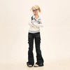 Insulated Sleek Slim Fit Black Utility Denim