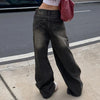 Bol Kesim Jean Pantolon, kombin görünüm — Navra Wear