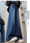 Comfortable High-Rise Bell Leg Denim