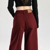 Classic Relaxed Red Emo High-Rise Denim