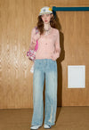 Durable High-Rise Faded Classic Leg Denim