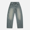 Nostalgic Western Style Easy Cut Denim