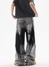 Heritage Mosaic Batik Wide Denim