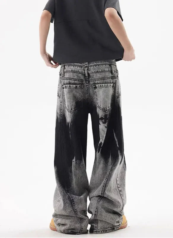 Heritage Mosaic Batik Wide Denim alternatif görünüm