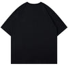 Grit-Style Rising-Sun Manga-Art Cartoon Artwork Cotton T-Shirt