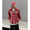 Signature Plaid Hip Hop Long Shirt