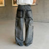 2000s Mosaic Torn Relaxed Classic Leg Denim