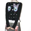 Sweet Cartoon Imprinted Slash Long Sleeve T-Shirt