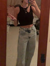 Triko Basic Tişört, kombin görünüm — Navra Wear
