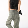 Flexible Slim High Waisted Bell Leg Denim