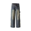 Heritage Faded Cutting Bell Leg Denim