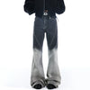Bootcut Degrade Jean Pantolon, kombin görünüm — Navra Wear
