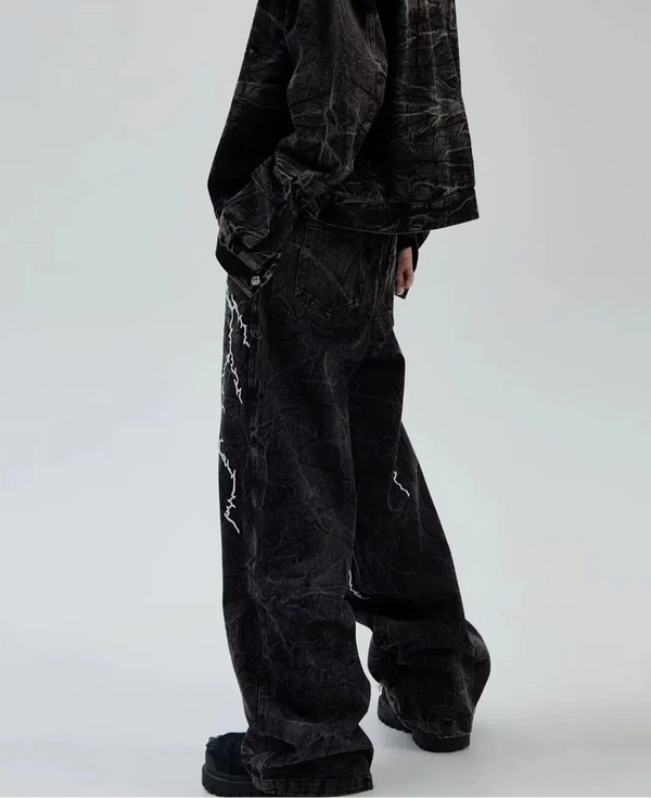 Western Rinse Bell Lightning Denim alternatif görünüm