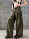 Heritage Army Green Mosaic Relaxed Denim