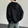 Diamond Fur Patchwork Hood