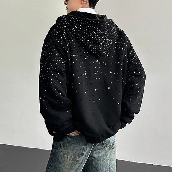 Diamond Fur Patchwork Hood alternatif görünüm