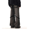 Crisscross Stitch Relaxed Denim