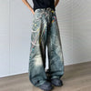 Durable Slim Fit Easy Cut Graphic Denim