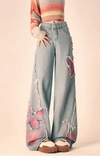 Heritage Butterfly Stitched Spring Denim