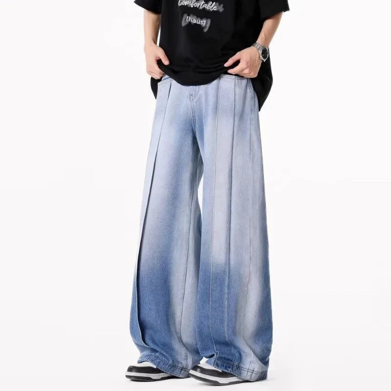 Ombre Mosaic Rinse Blue Denim