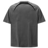 Stitch-Craft Fashionable Checkered-Flag Collage-Cut T-Shirt