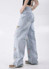 Heritage Rinse Blue Graphic Relaxed Denim