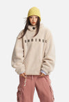 2000s Cozy Oversized Fleece Faux Fur Sweatshirt